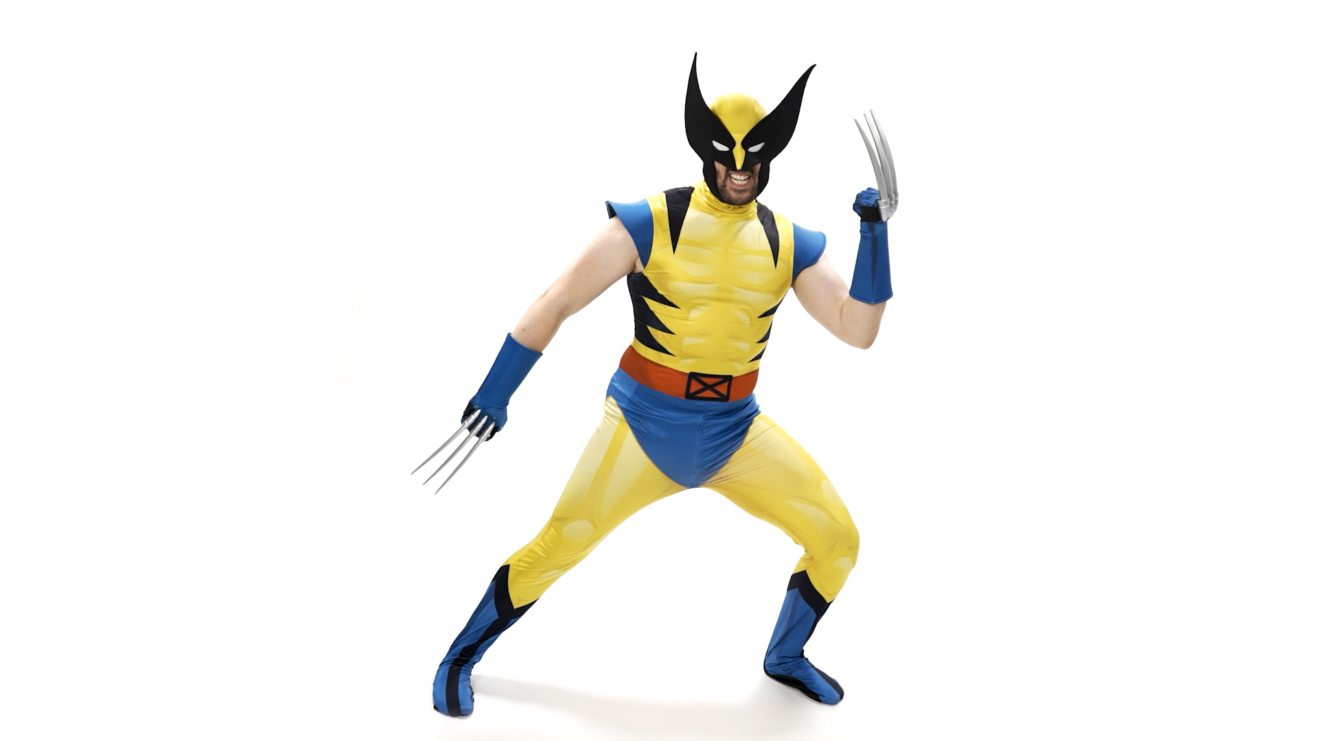 JWC5444 Wolverine Zentai Adult 360 Action Video
